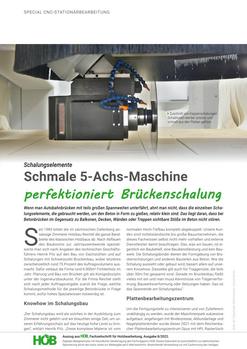 Vorschaubild des Artikels Bridge formwork: the supreme discipline